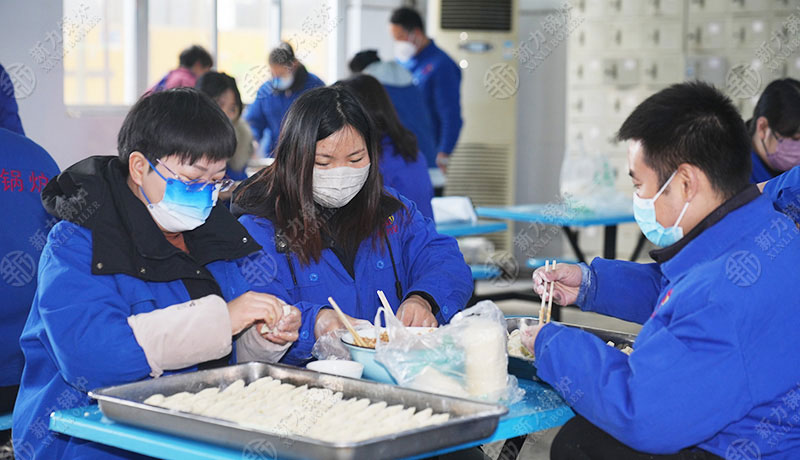 传统烙印，企业精华: 710公海锅炉冬至包饺子活动解读企业文化