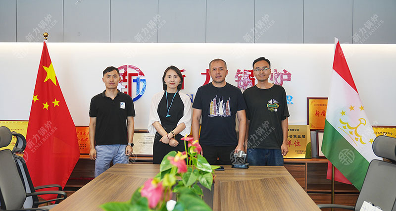 710公海锅炉迎来塔吉克斯坦客户，深刻相识产品技术